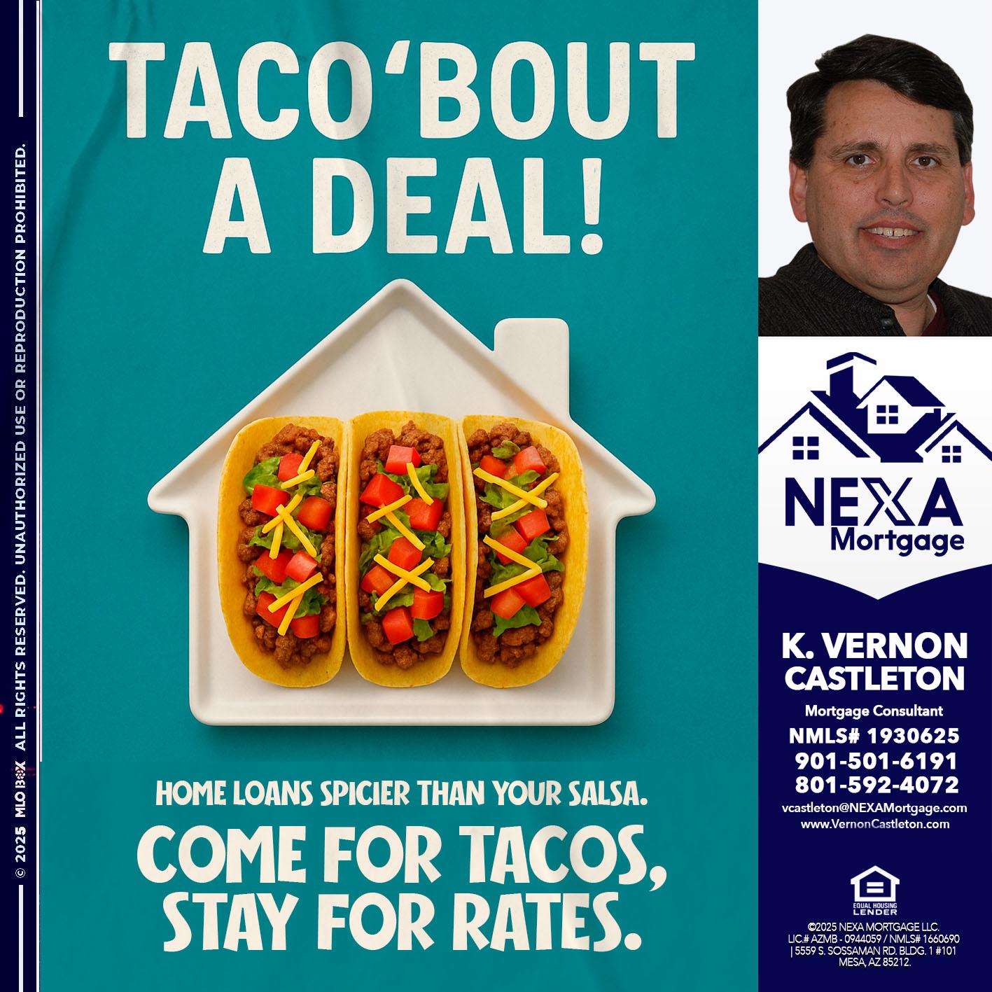 TA-CONVERSEMOS - K. Vernon Castleton -Mortgage Consultant