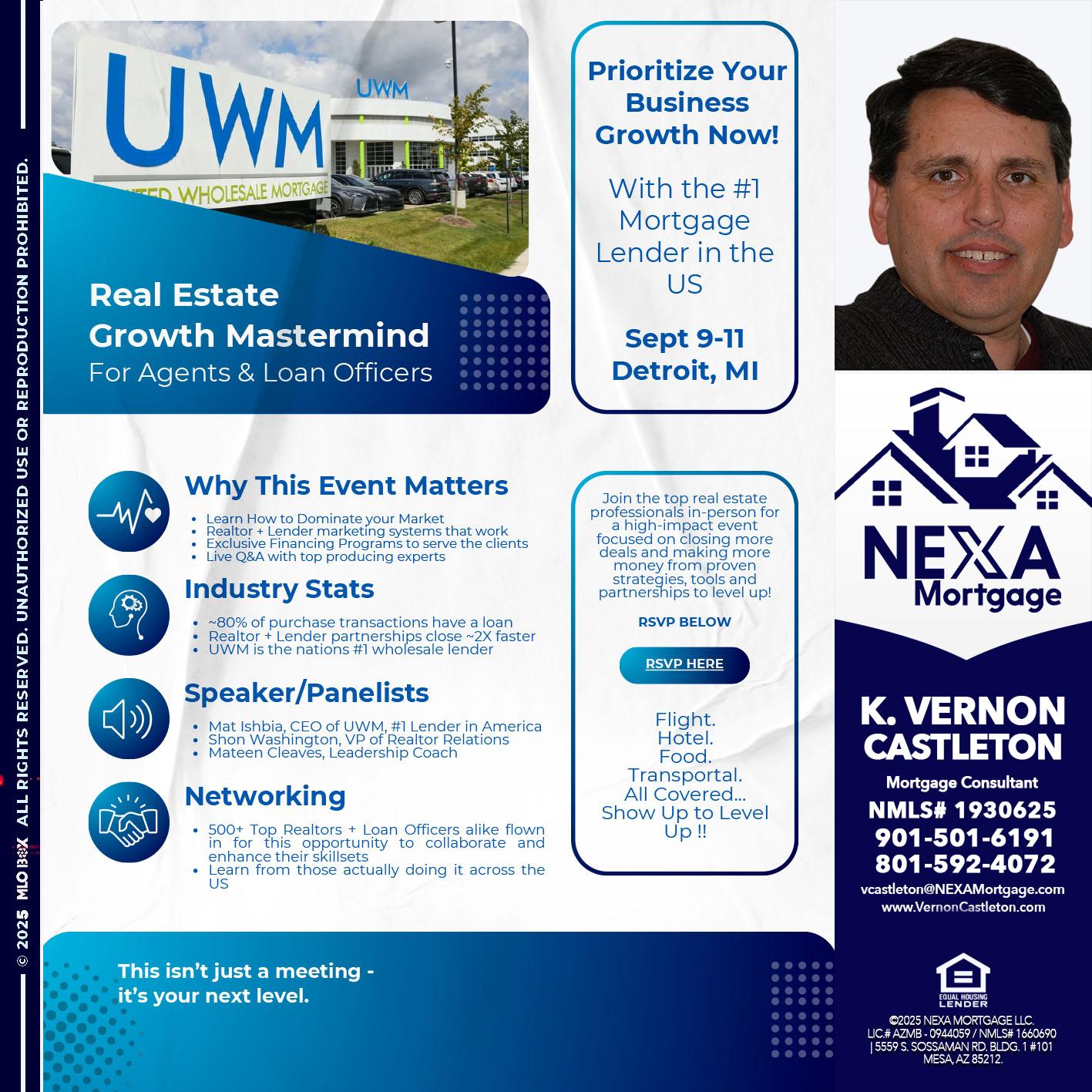 DETROIT TRIP - K. Vernon Castleton -Mortgage Consultant