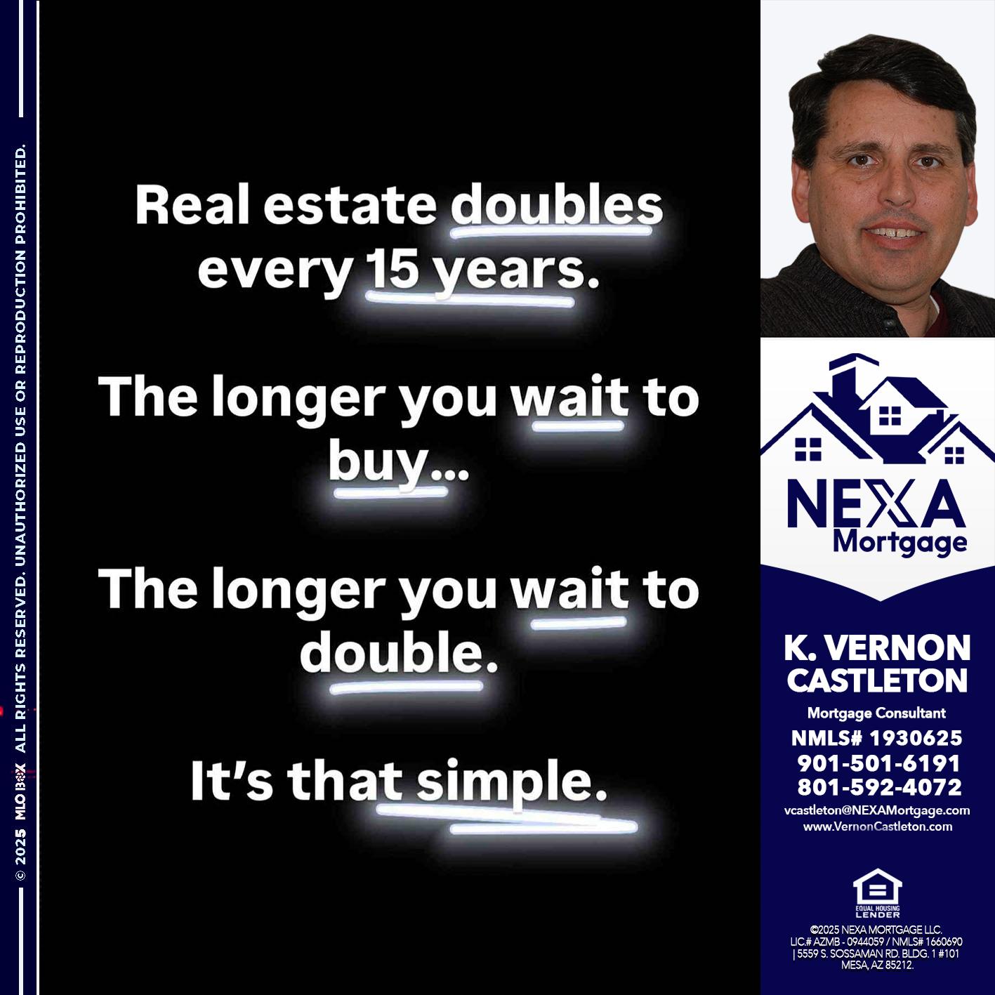 REAL ESTATE - K. Vernon Castleton -Mortgage Consultant