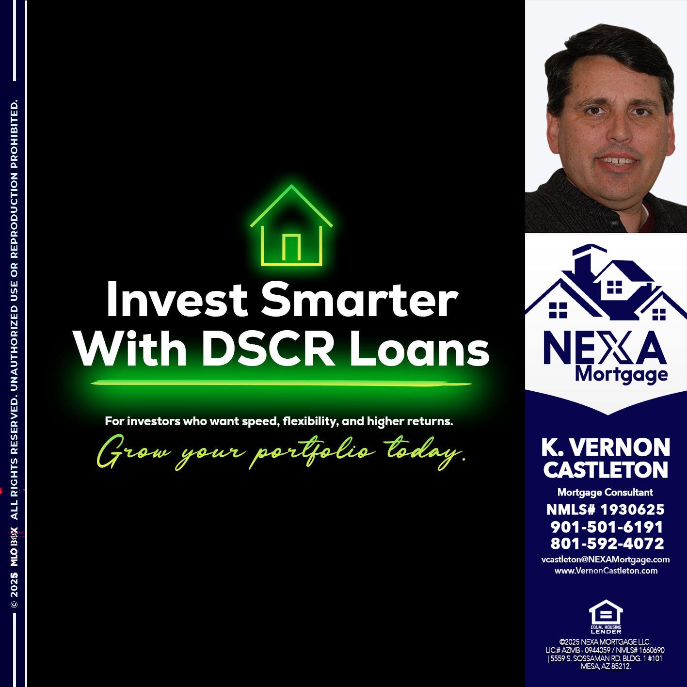 invest smarter - K. Vernon Castleton -Mortgage Consultant