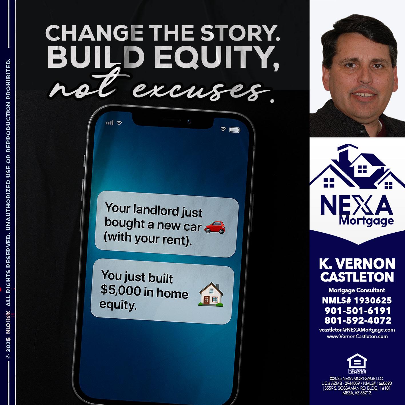 CHANGE THE HISTORY - K. Vernon Castleton -Mortgage Consultant