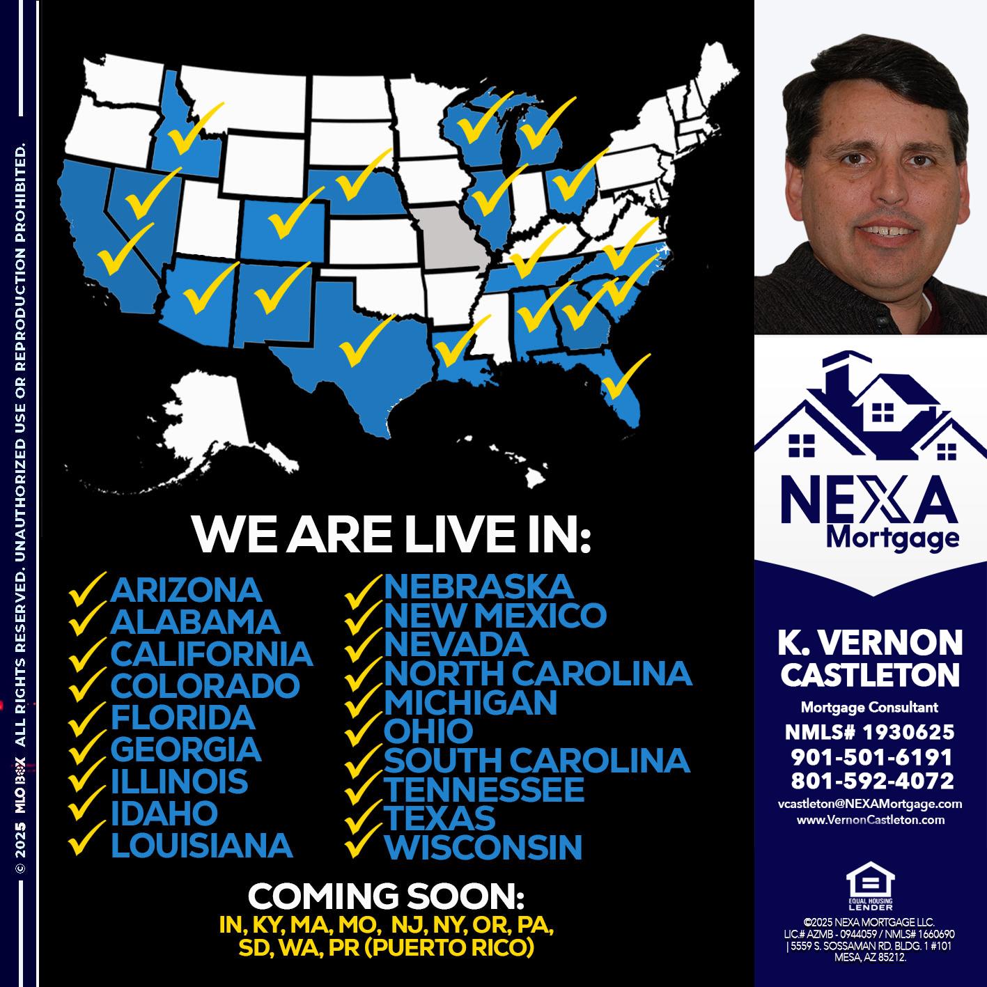 New Mexico live - K. Vernon Castleton -Mortgage Consultant