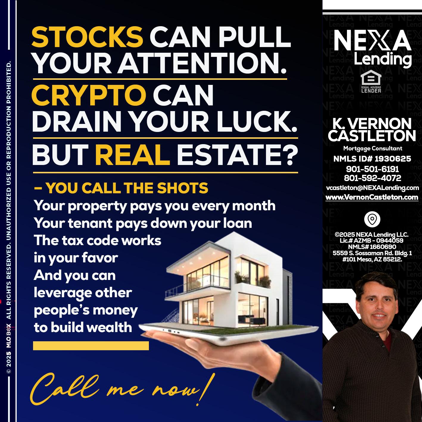 STOCK YOUR - K. Vernon Castleton -Mortgage Consultant