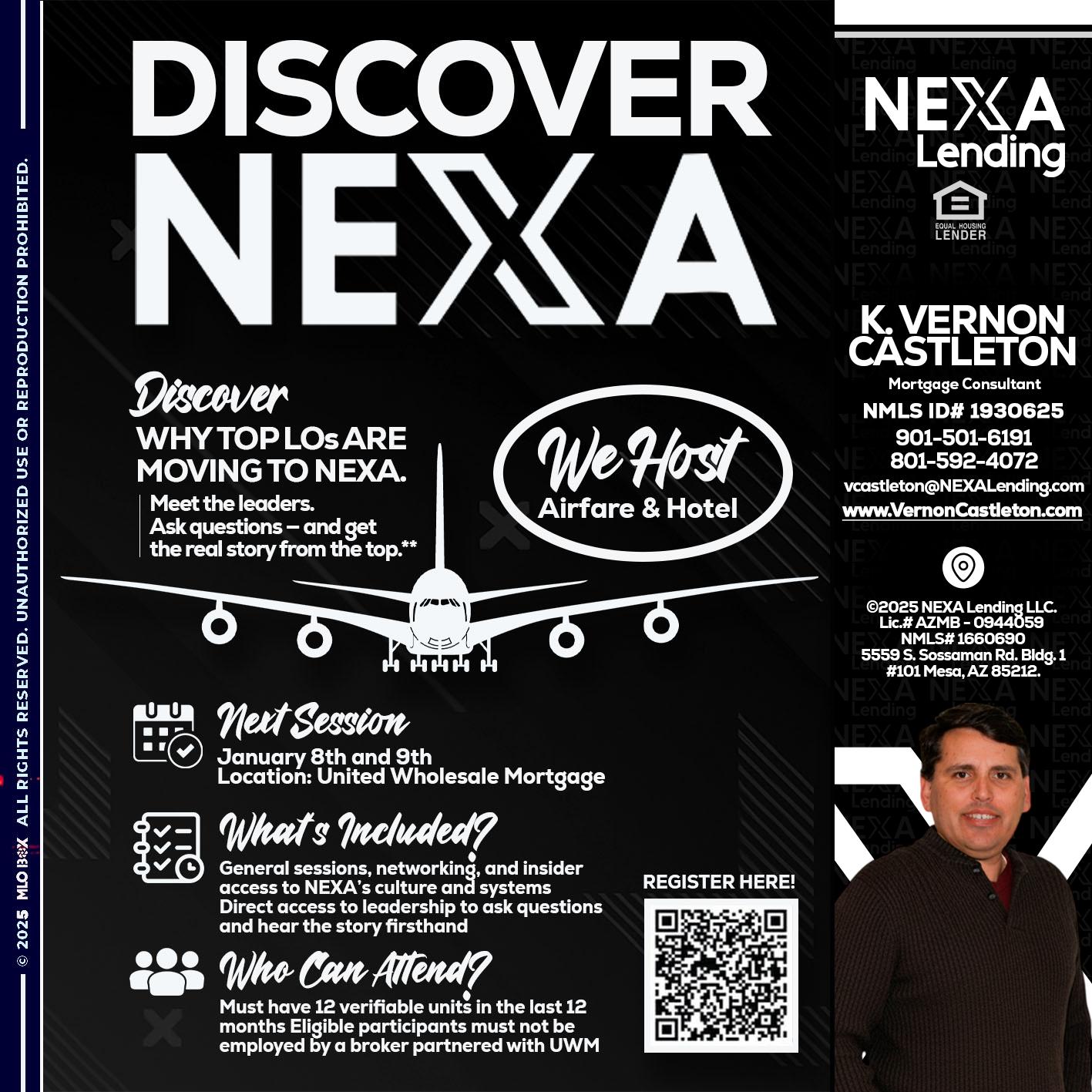 DISCOVER NEXA - K. Vernon Castleton -Mortgage Consultant