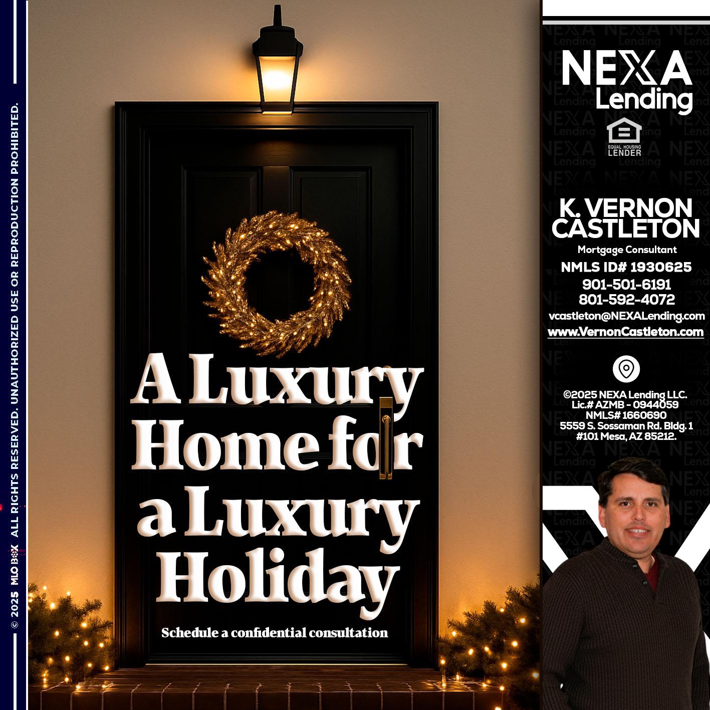 A LUXURY HOME - K. Vernon Castleton -Mortgage Consultant