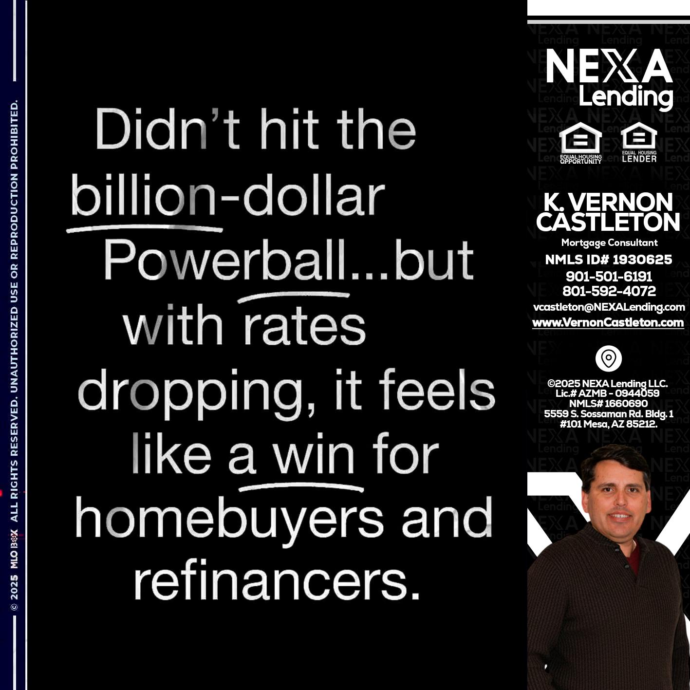 DIDNT HIT - K. Vernon Castleton -Mortgage Consultant