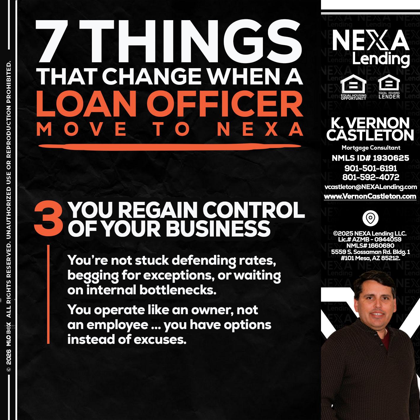 7 things (3) - K. Vernon Castleton -Mortgage Consultant