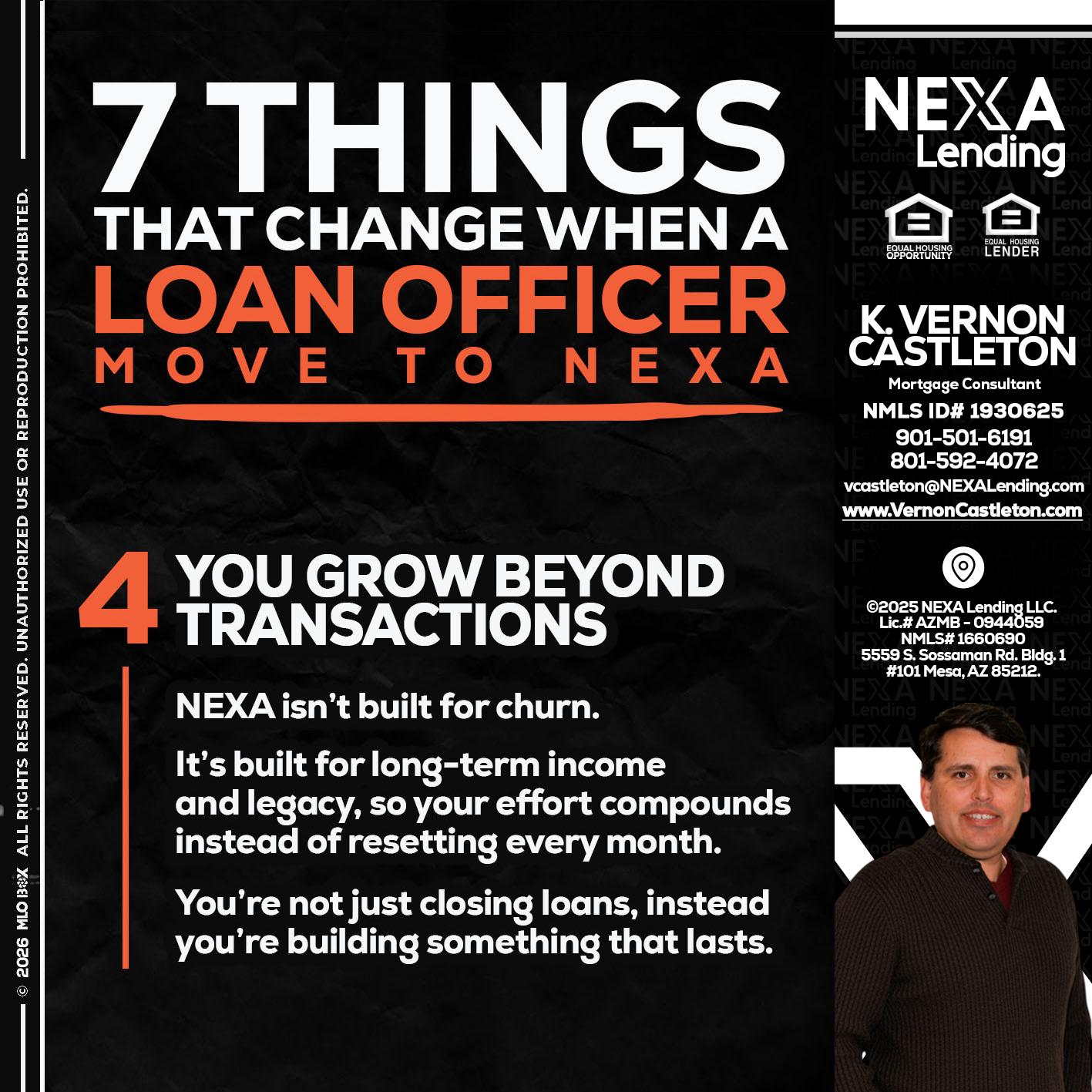 7 THINGS (4) - K. Vernon Castleton -Mortgage Consultant