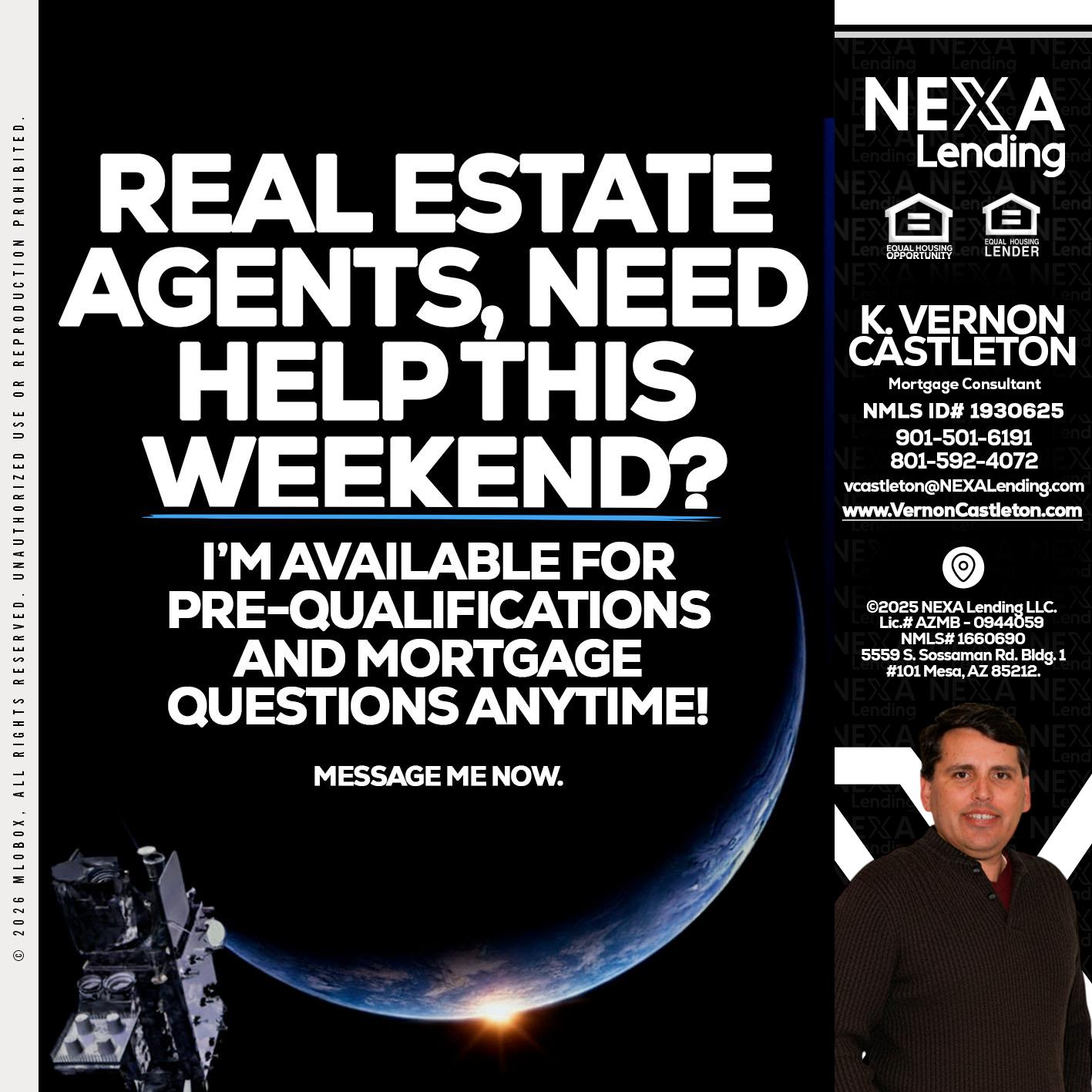 REAL ESTATE AGENTS - K. Vernon Castleton -Mortgage Consultant