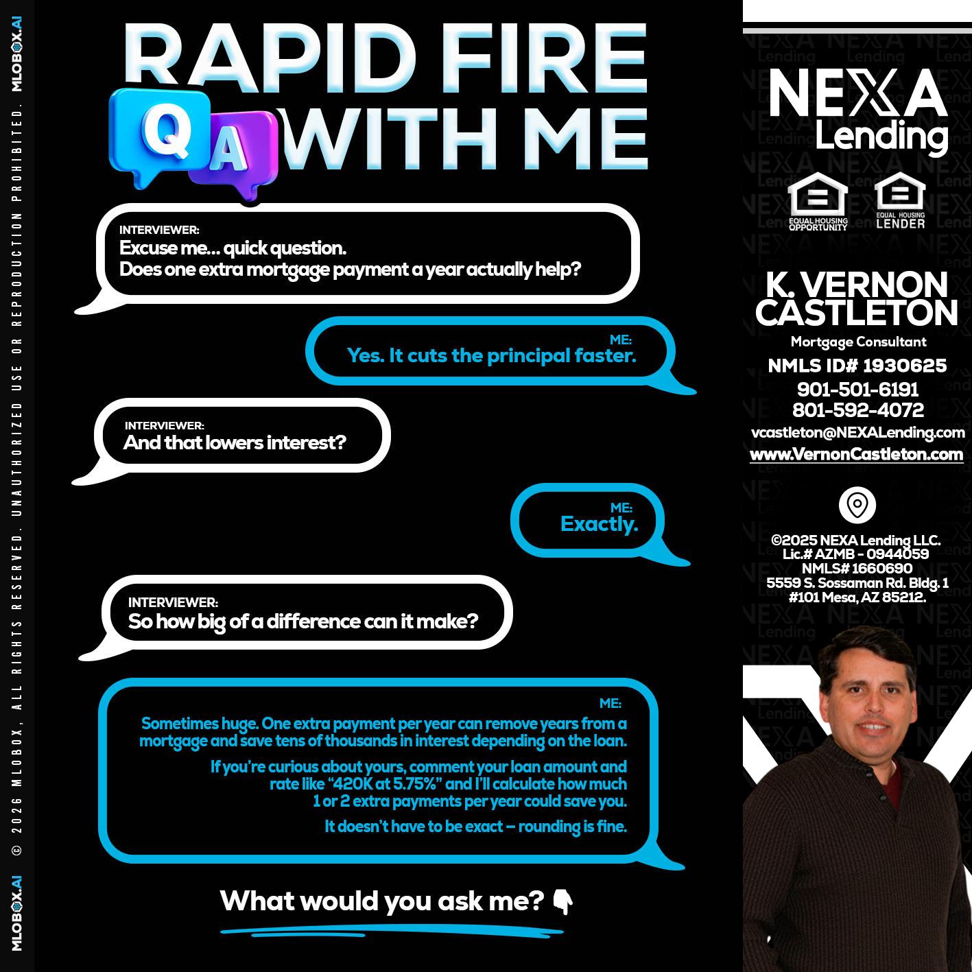 RAPID Q&A - K. Vernon Castleton -Mortgage Consultant