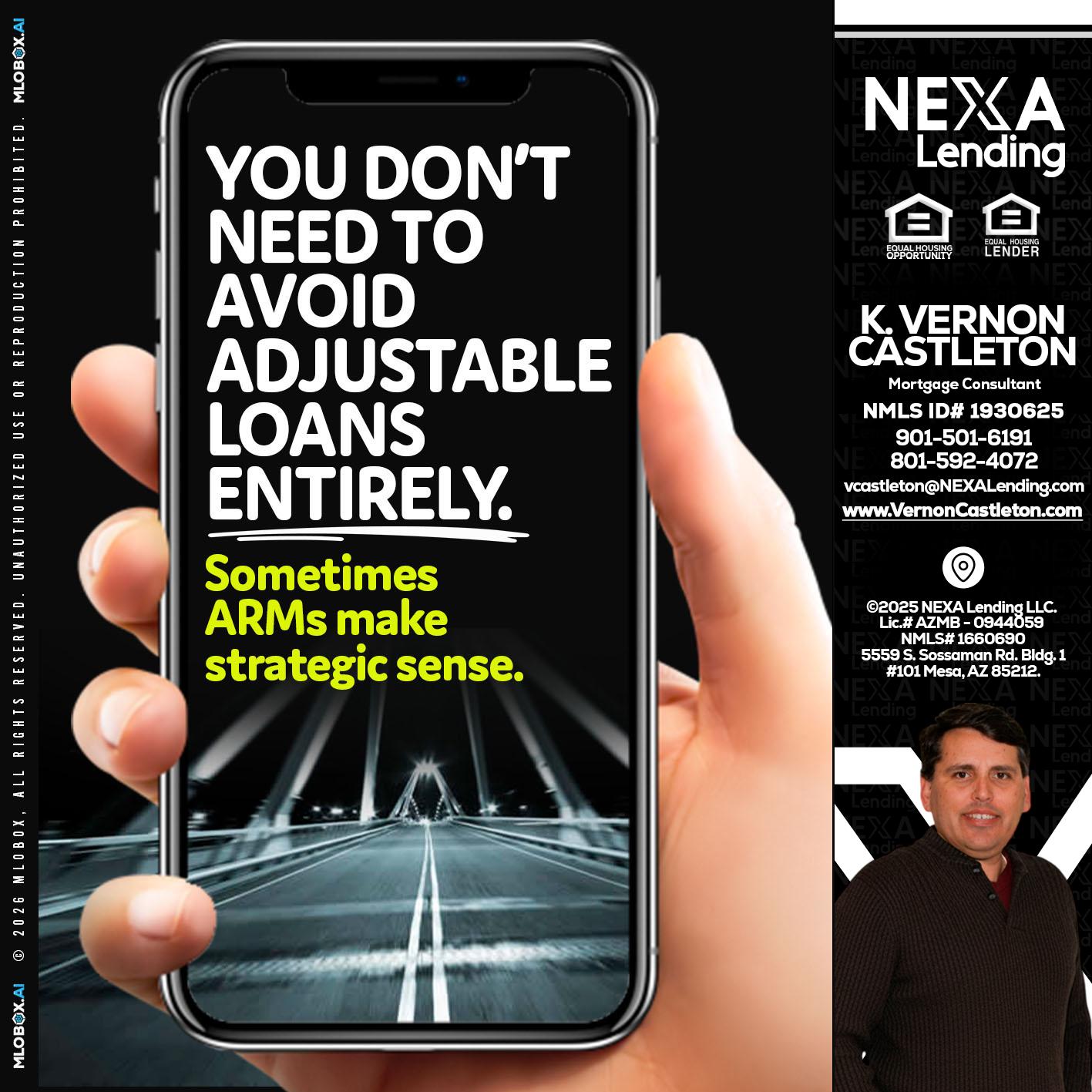 YOU DONT NEED - K. Vernon Castleton -Mortgage Consultant