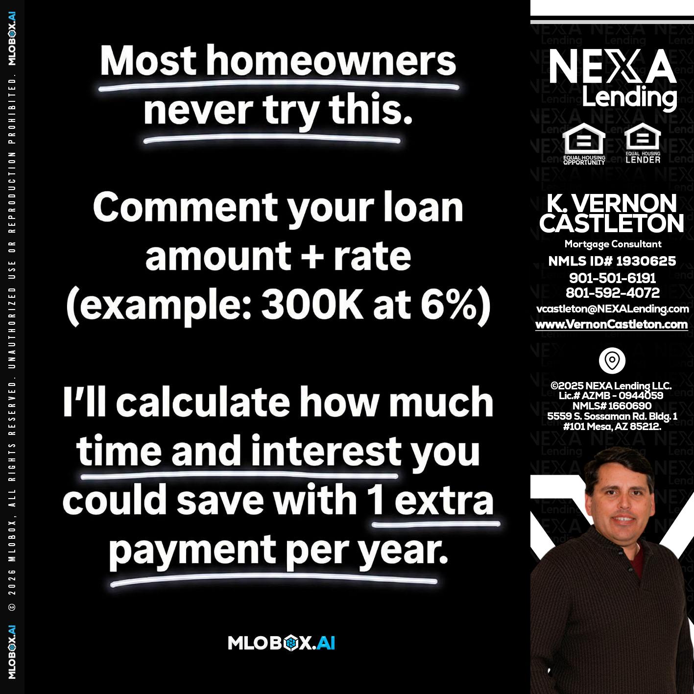 most owners - K. Vernon Castleton -Mortgage Consultant