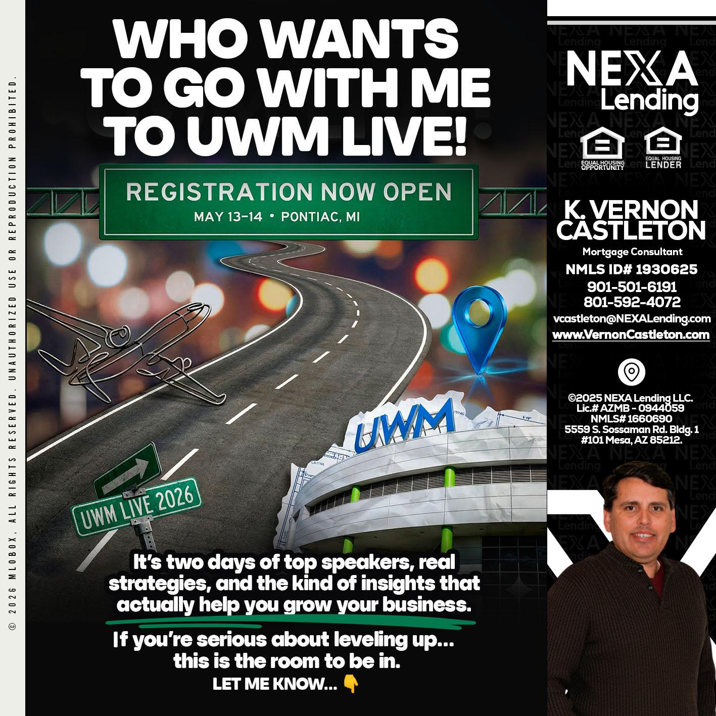 WHO WANTS - K. Vernon Castleton -Mortgage Consultant