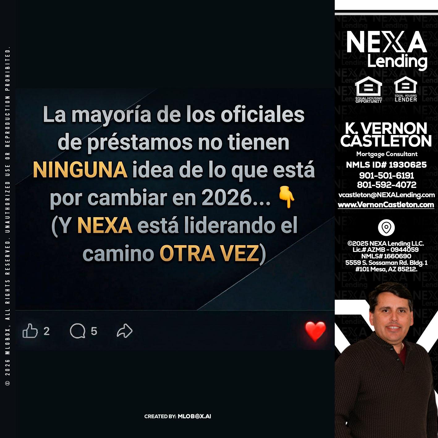 la mayoría de - K. Vernon Castleton -Mortgage Consultant