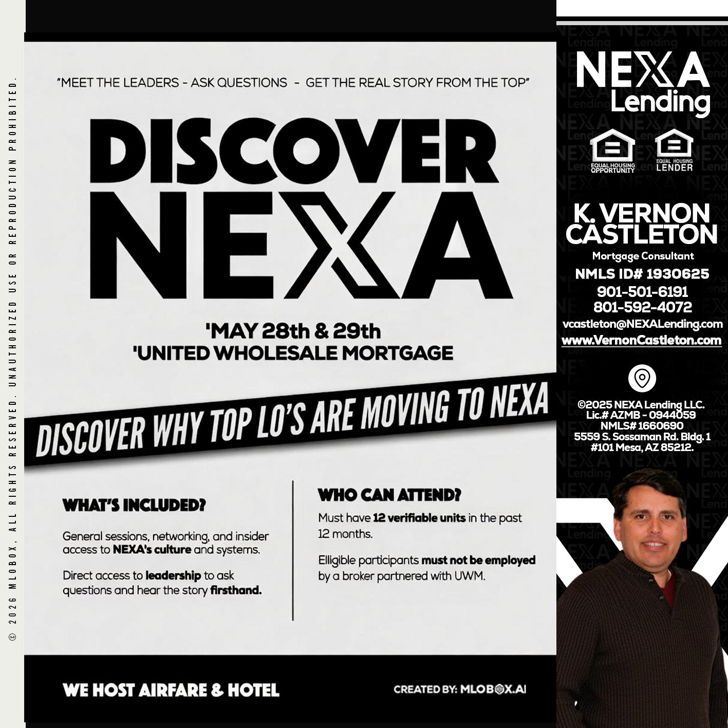 DISCOVER NEXA - K. Vernon Castleton -Mortgage Consultant