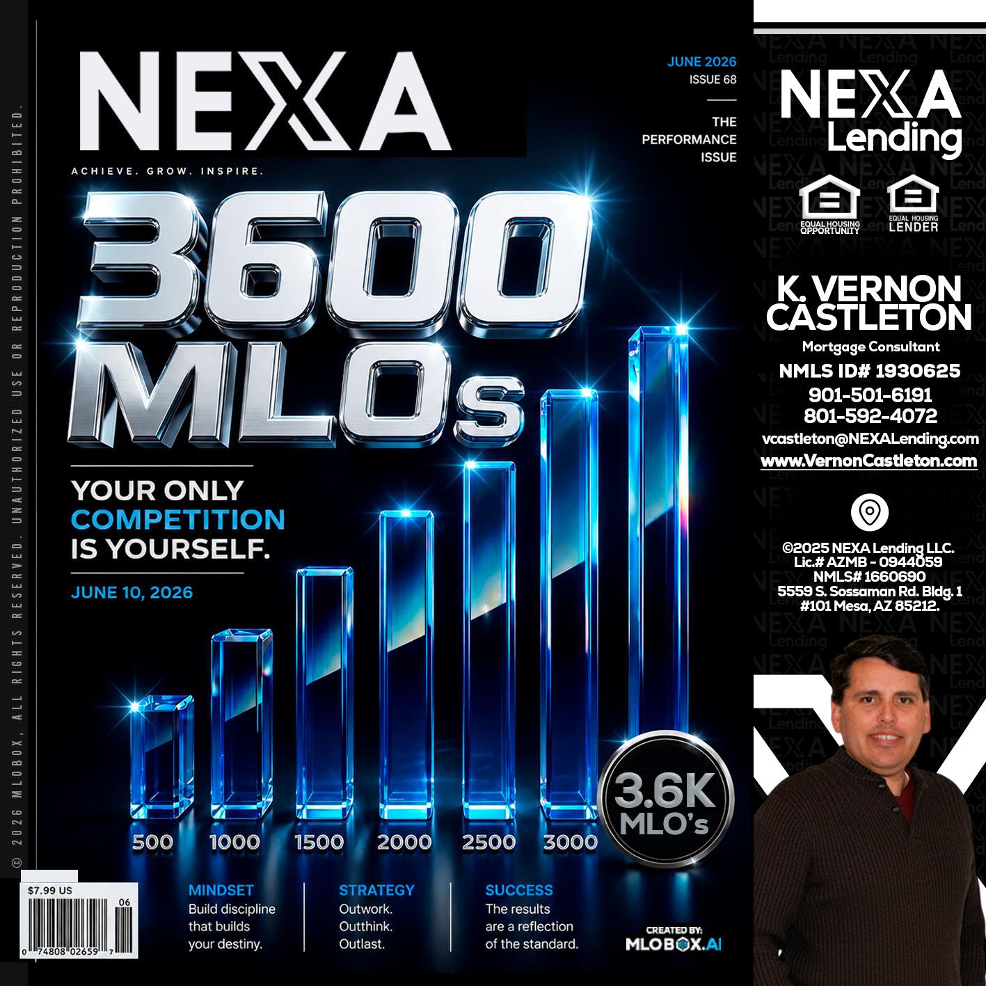 3600 MLOs - K. Vernon Castleton -Mortgage Consultant