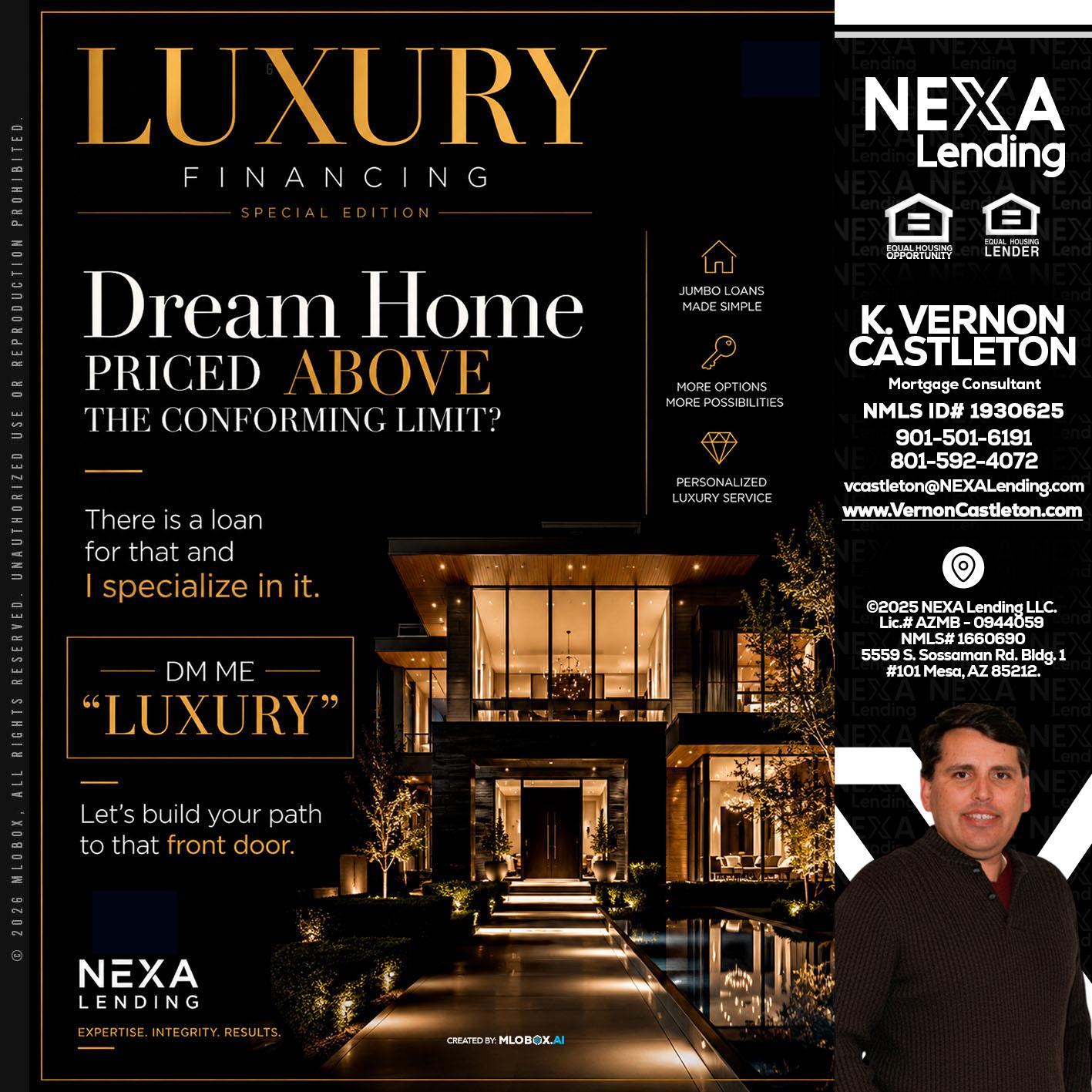 LUXURY - K. Vernon Castleton -Mortgage Consultant