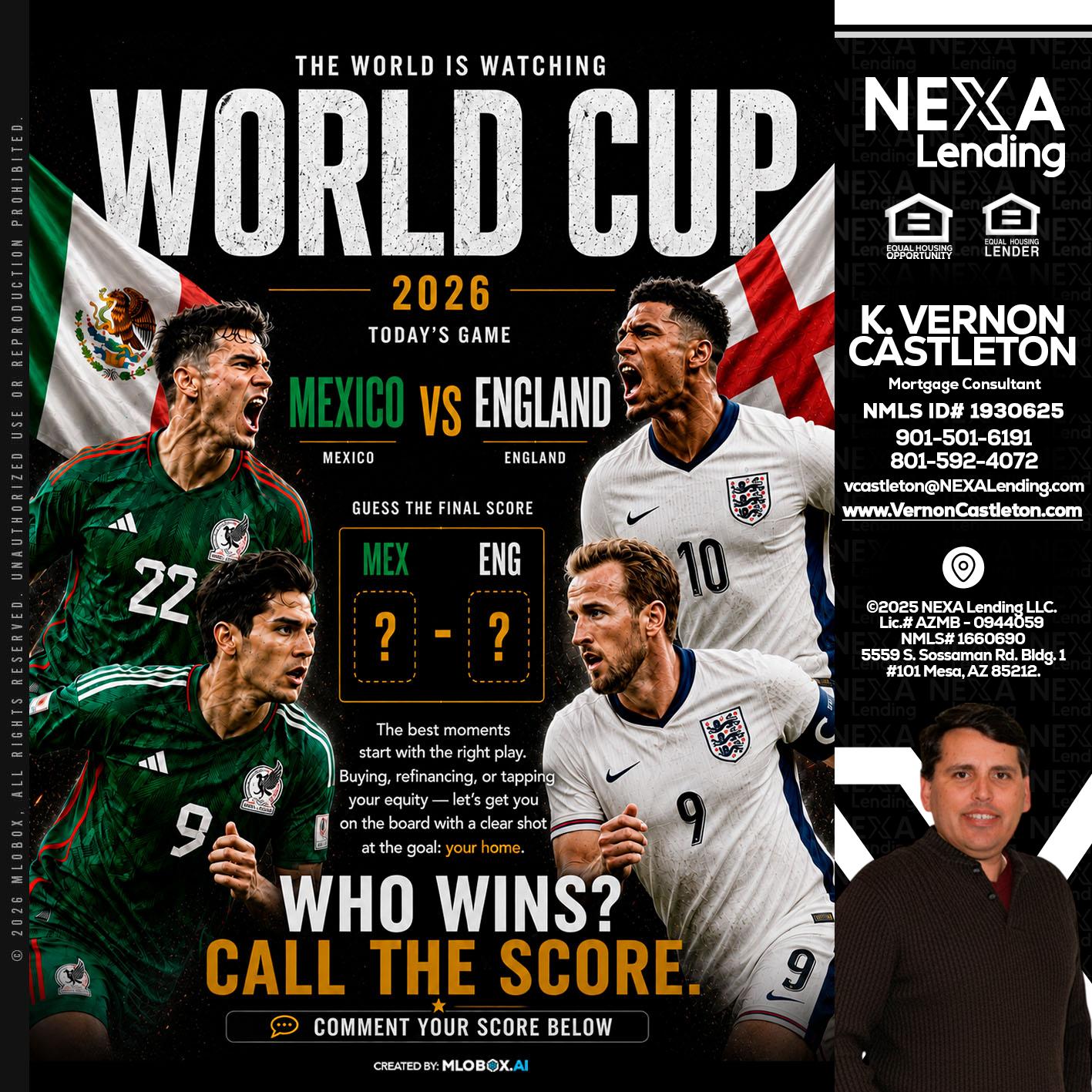 WHO'S WIN - K. Vernon Castleton -Mortgage Consultant