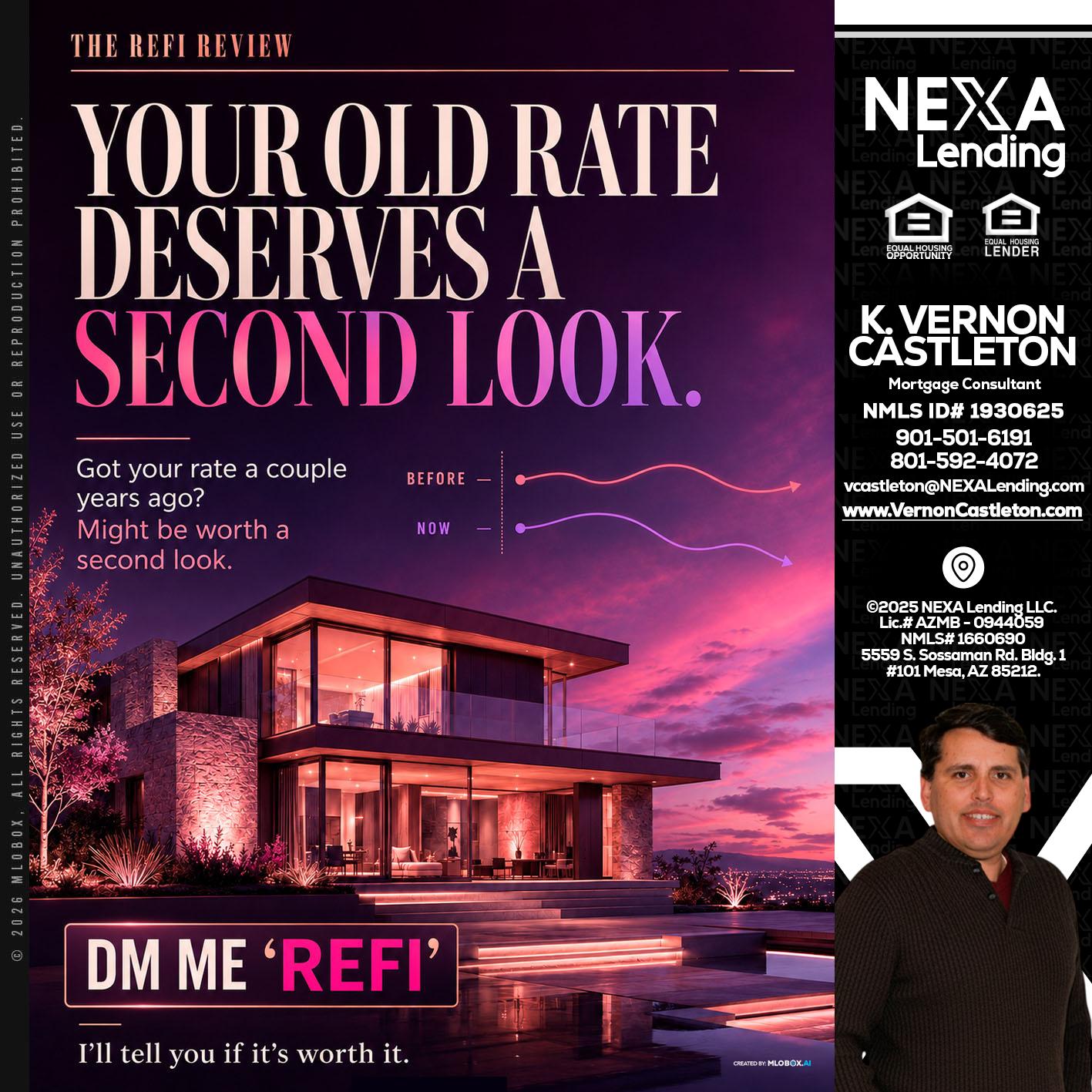 YOUR OLD - K. Vernon Castleton -Mortgage Consultant