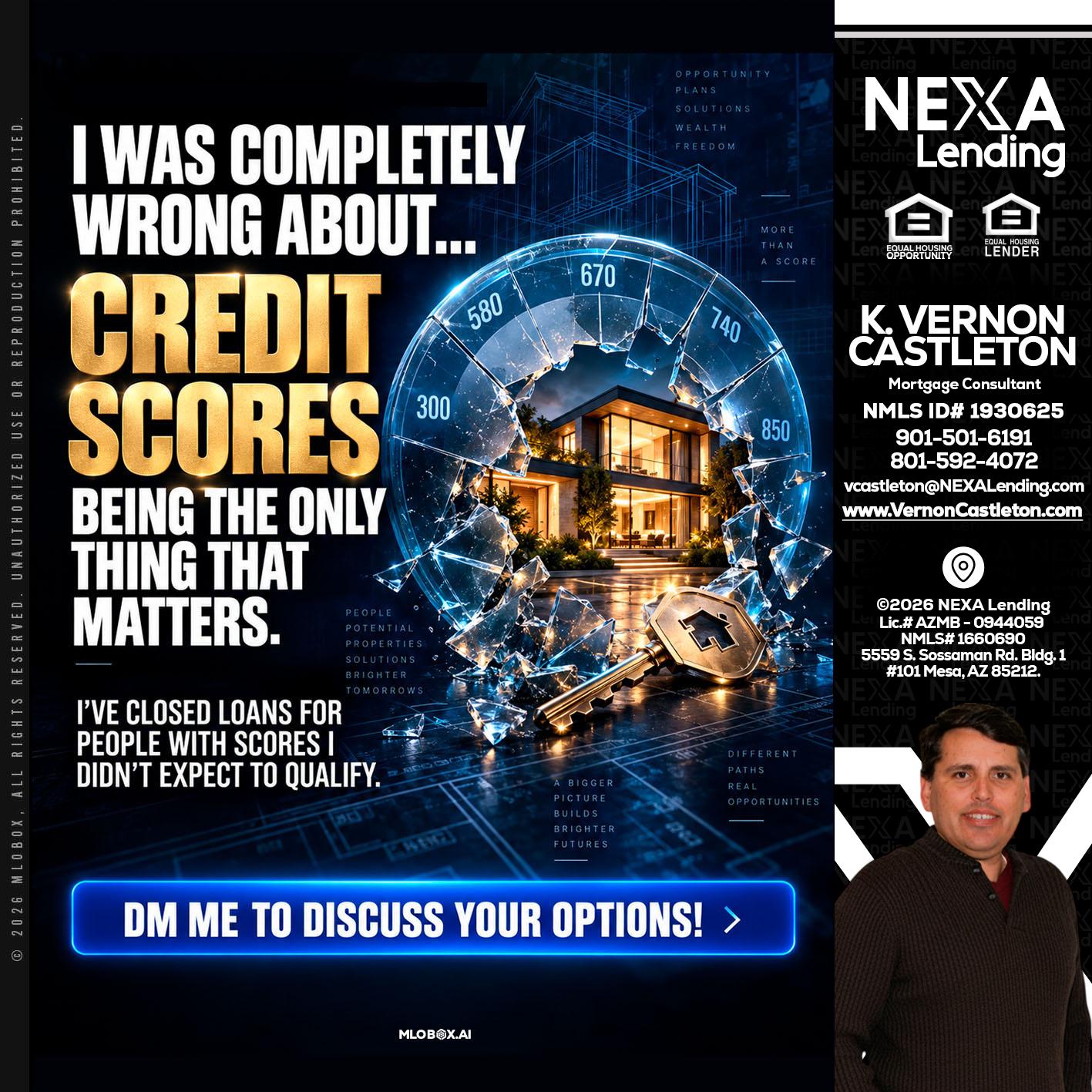 I WAS COMPLETY - K. Vernon Castleton -Mortgage Consultant